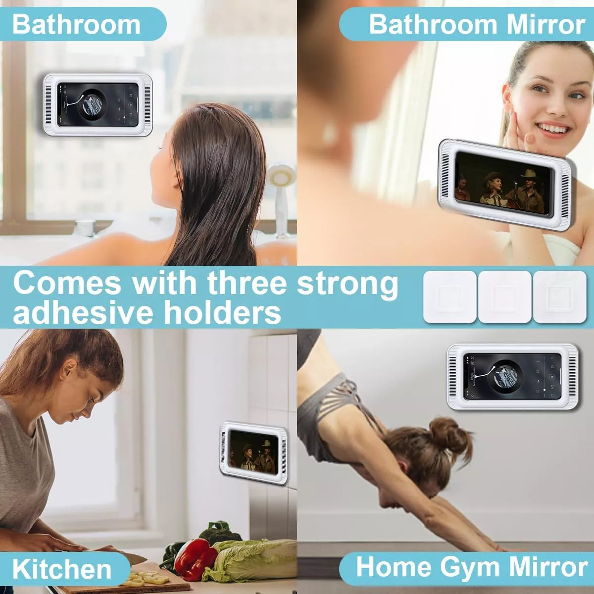 Soporte celular ducha-soporte celular impermeable- soporte celular baño